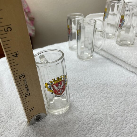 Heavy German Shot Glasses - Five Glasses - Picture 2 of 2